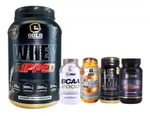 Whey Ripped+ Glutamina+zma +lipo Burn+ Bcaa. Combo Gold