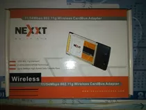 Tarjeta Pcmcia Cardbus Wireless-g Nexxt 54mbps Laptop Wifi