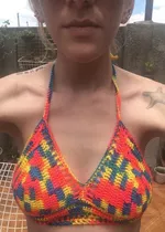 Crop Top Bikini Modelo Jazmín Dame Mi Lana Temporada 2020