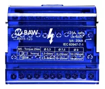 Repartidor Distribuidor Baw C/bornera Tetrapolar 4x11 125a