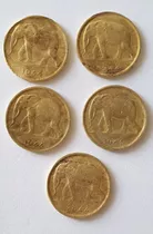 Monedas Mundiales : Congo Belga 1 Franco Año 1944 Africa 