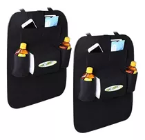 Pack X2 Funda Organizador Auto Porta Vasos Auto De Asientos