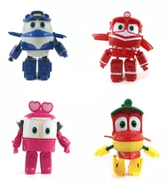 Brinquedo Boneco Da Família Robot Trains Transformation Kay