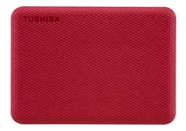 Disco Duro Externo Toshiba 2tb Canvio Advance Rojo