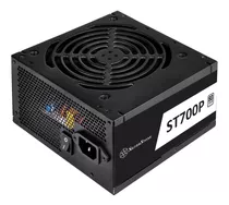 Fuente Silverstone St700p 700w Reales Certificada 80plus Color Negro