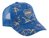 Gorra Boca C/ Visera/ Relieve Producto Oficial Licencia Boca