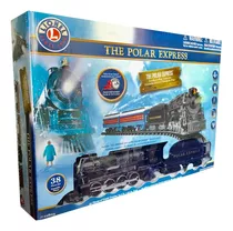 Tren Electrico Expreso Polar Listo Para Jugar Navidad Color Azul