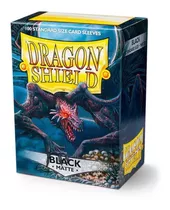 Dragon Shield Black Matte Sleeves Standard Magic Pokemon