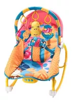 Cadeira De Balanço Para Bebê Multikids Cadeira De Balanço Girafa Laranja