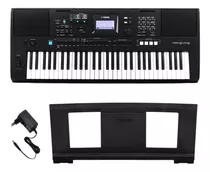 Teclado Musical Yamaha Psr-e473 Preto Com Fonte