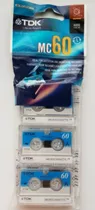 Microcassette Mc 60 Contestador Grabador Pack X 3 U