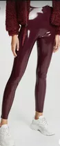 Leggins Calza Charol Vinilo Elastizado Moda Mujer Pantalón 