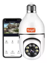 Cámara De Video Vigilancia Wifi Tuya Smart F1 3.0 Mpx Foco
