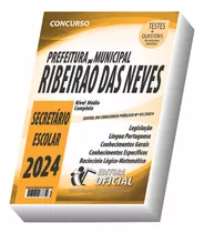 Apostila Ribeirão Das Neves - Mg - Secretário Escolar