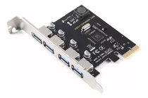 Placa Expansão Pci Express P/ Usb 3.0 4 Portas Adaptador Hub