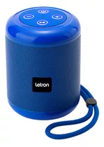 Caixa De Som Portátil Bluetooth Easy 5w Usb Fm Letron Cor Azul