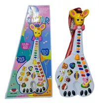 Violão Infantil Guitarra Girafa Eletrônica Sons E Músicas