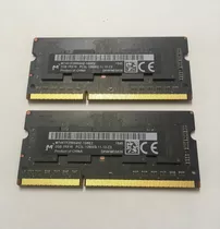 Memoria Ram Micron Ddr3 2gb So-dimm (x2 Unidades) Macbookpro