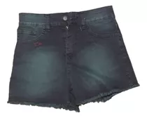 47street Short De Jean Localizado Talle 20 Con Flecos