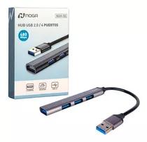 Hub Usb 4 Puertos Usb 2.0 Multiplicador Noga