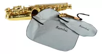 Kit Paño De Limpieza (cuerpo Y Tudel) Bambú Para Saxo Alto 