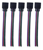 Conector 5 Conectores Para Tira Led Rgb Ph Ventas