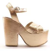 Sandalias Dama Fiesta Plataforma Vestir Mujer Nueva New Drum