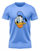 Camiseta Pato Donald - 100% Algodão Em 3 Cores New