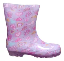 Botas De Lluvia Impermeable Goma Pvc Flexible Suela Agarre