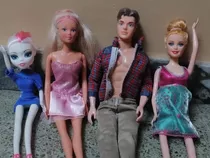 Barbie Y Ken 4 Personajes