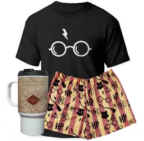 Pijama Harry Potter Verano + Jarro Hombre, Mujer, Niños