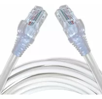 Cabo Internet / Rede Lan Utp Montado Branco 20 Metros R2548