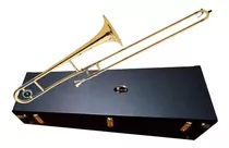 Trombone De Vara Eagle Tv600 Sib Laqueado C/ Estojo Original