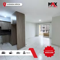 Apartamento En Alquiler En La Hípica, Prox. Aut. San Isidro