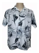 Camisa Masculina Hawaiana 0205 ´´marlim´´(verifique Medidas)