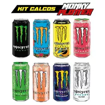 Calcos Sticker Kit Latas Monster Energy Drink