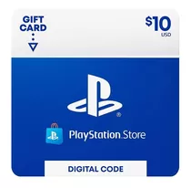 Playstation Store Gift Card Usd 10 - Cuenta Usa Únicamente