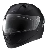 Casco Moto Integral Mac Bass Negro Mate Visor Simple - Fas 