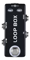 Mini Pedal Switch Mosky Loop Box Ab True Bypas Guitarra 