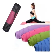 Colchoneta Mat Yoga Manta Con Bolso Deporte 4mm   173x61cm