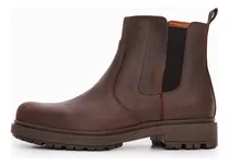 Bota De Cuero Marron Hunt Hombre Boating