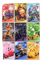 Tarjeta Super Smash Bros Amiibo 6 Unidades