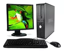 Pc Hp Doble Nucle  4gb Ddr3 Monitor Lcd 17 Completa Fact A