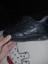 Nike Air Force 1 Negro Para Ñoños De 6 Ános