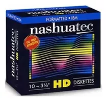 Disquete Nashuatec 2hd 3.5 Cx. Com 10 Unidades