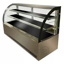 Vitrina Pastelera Refrigerada Curva 680 Lts 200x70/dechaus