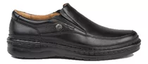 Zapato Mocasín Clásico Ringo 3600 3601 De Cuero Cuero Negro Forrado Diseño Liso 43 Ar Para Adultos - Hombre