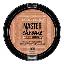 Iluminador Maybelline New York Master Chrome By Face Studio Tono Del Iluminador Molten Gold