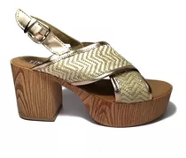 Sandalias De Mujer Plataforma Zapatos Comodos Taco Alto 