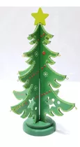 Árvore De Natal Para Mesa Estante Pequena Mini Enfeite Cor Verde